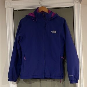The North Face Purple Shell Jacket with Pink Accents
